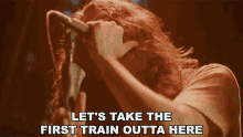 Lets Take The First Train Outta Here Mayday Parade GIF - Lets Take The First Train Outta Here Mayday Parade First Train Song GIFs