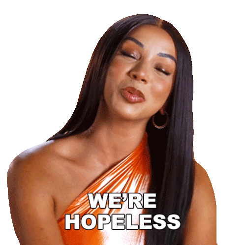 We'Re Hopeless Brittany Renner Sticker - We'Re Hopeless Brittany Renner Basketball Wives Stickers