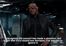 Nick Fury Recognize GIF - Nick Fury Recognize Decision GIFs