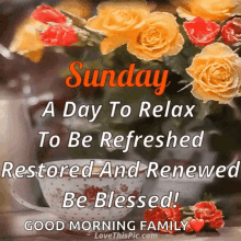 sunday blessings a day to relax
