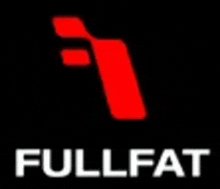 a fullfat logo with a red f and white text