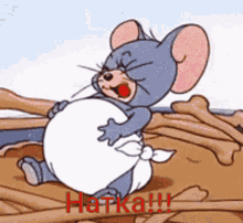 Hatkka Im Full GIF - Hatkka Im Full Tom And Jerry GIFs