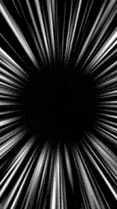 a black background with a burst of white lines coming out of it