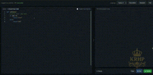 a screenshot of a computer screen with a crown on the top right corner .