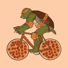 Tmnt Pizza Bike GIF