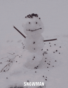 Snowman Minju Omen GIF - Snowman Minju Omen GIFs