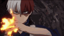 Todoroki Fire And Cool GIF - Todoroki Fire And Cool GIFs