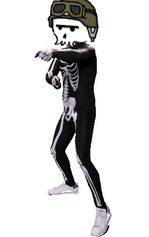 Skelet Guys Skeleton Sticker - Skelet Guys Skeleton Skeleton Dance Stickers