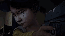 Clementine The Walking Dead GIF - Clementine The Walking Dead Shooting Lee GIFs