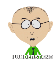 I Understand Mr Mackey Sticker - I Understand Mr Mackey South Park Stickers