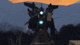 a computer generated image of a robot with the name spidarrund written on the bottom