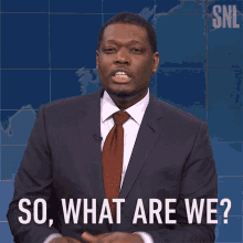 So What Are We Michael Che GIF