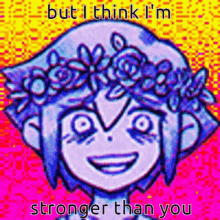 But I Think Im Stronger Than You Omori GIF - But I Think Im Stronger Than You Stronger Than You Omori GIFs