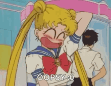 Sailor Moon Embarrassed GIF - Sailor Moon Embarrassed Shy GIFs