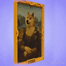 Mona Lisa Doge The Doge Nft GIF - Mona Lisa Doge The Doge Nft Metaventure Studios GIFs