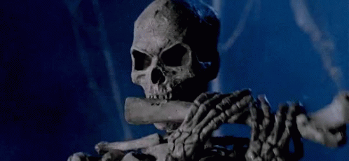 Skeleton Sax GIF - Skeleton Sax Flute - Discover & Share GIFs