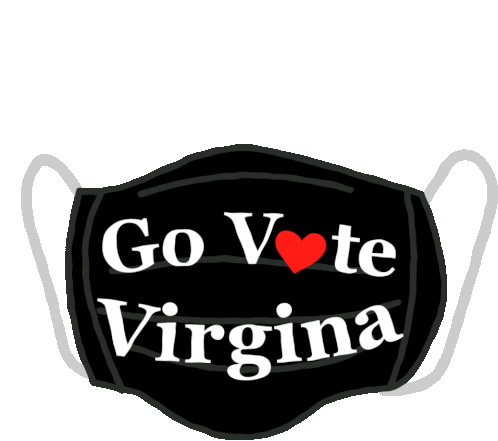 Virginia Go Vote Virginia Sticker - Virginia Go Vote Virginia University Of Virginia Stickers