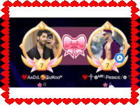 aadil sukoon and mr. prince are shown on a screen