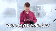 You Played Yourself Mr Beast GIF - You Played Yourself Mr Beast You Hit Yourself GIFs