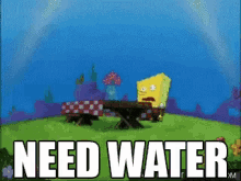 Need Water GIF - Spongebob Squarepants Spongebob Need Water GIFs