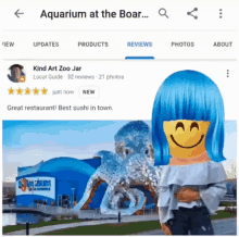 absurd sushi aquarium