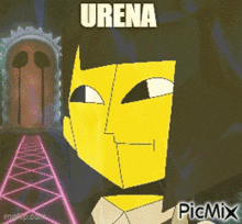 a picture of a cartoon character with the name urena