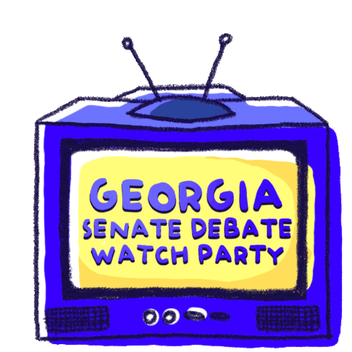 Georgia Senate Georgia Senate Debate Sticker - Georgia Senate Georgia Senate Debate Debate Stickers