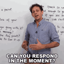 Can You Respond In The Moment Benjamin GIF - Can You Respond In The Moment Benjamin Learn English With Benjamin GIFs