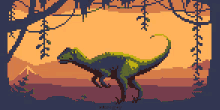 Pixelated Jurassic World Dinosaur GIF - Jurassic World Dinosaur Pixelated GIFs