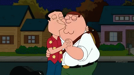 Family Guy Kiss GIF - Family Guy Kiss Peter - Discover & Share GIFs