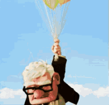 カールじいさん Up Float Balloon Pixar GIF - Up Pixar GIFs