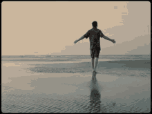Feel The Air Walk By The Shore GIF