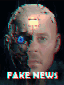 Fake News Cyborg GIF - Fake News Cyborg Glitched GIFs