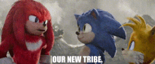 Sonic Movie2 Knuckles GIF - Sonic Movie2 Knuckles Our New Tribe GIFs