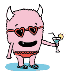 cocktail monster monstruo drink summer