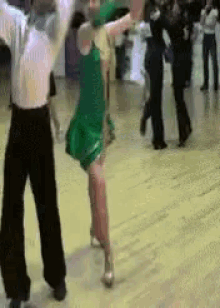 Disco Dancing Dancing Spins GIF - Disco Dancing Dancing Spins Hustle Dancing Skirt GIFs