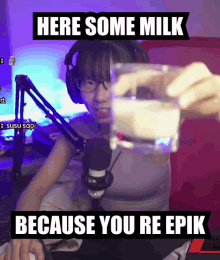 Nekonoi Here Some Milk GIF - Nekonoi Here Some Milk Because You Are Epic GIFs
