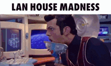 Lan House Madness Internet Cafe GIF