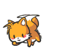 Cute Fox Sticker - Cute Fox Sonic Stickers