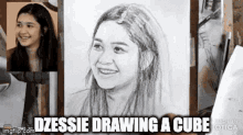 Dzessie Drawing A Cube GIF - Dzessie Drawing A Cube GIFs