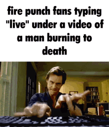 Fire Punch Saguskycord GIF - Fire Punch Saguskycord Typing GIFs
