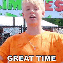 Great Time Carson Lueders GIF - Great Time Carson Lueders Awesome Time GIFs
