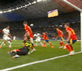 a soccer player wearing a jersey with the number 93