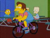 The Simpsons Bike GIF - The Simpsons Bike Nelson Muntz GIFs