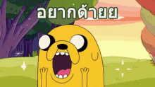 อยากด้ายย GIF - Adventure Time Jake Sparkle GIFs