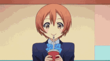 Anime Drink GIF - Anime Drink Delish GIFs