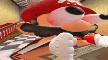 Smg4 Mario GIF - Smg4 Mario Swiping Table GIFs