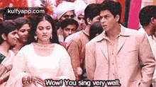 Wow! You Sing Very Well..Gif GIF - Wow! You Sing Very Well. Shamim Sarif Person GIFs