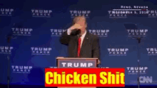 Trump Clapping GIF - Trump Clapping Chicken Shit GIFs