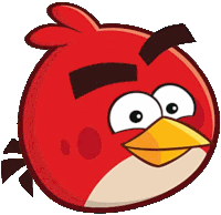 Angry Birds Red Sticker - Angry Birds Red Stickers